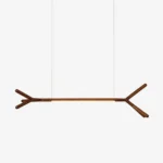 Branch Wood Linear Pendant Light