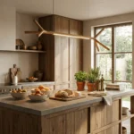 Branch Wood Linear Pendant Light - Image 3