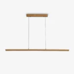 Tapered Wood Linear Pendant Lamp