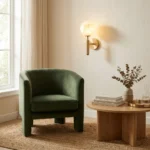 Globe Alabaster Wall Sconce - Image 3