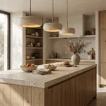 Donut Travertine Pendant Lamp - Image 2