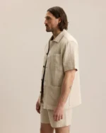 HEMP HERRINGBONE OVERSHIRT - Image 2