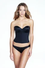 Hidden Underwire Longline Corset Bridal Bra 8541