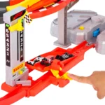 Hot Wheels Racing Formula 1 Downhill Circuit Race With 3 F1 Die-Cast Toy Cars in 1:64 Scale - Image 2
