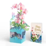 Hummingbird Birthday Unboxed Pop-Up Paper Sculpture and Sentiment Set