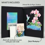 Hummingbird Thinking of You Unboxed Pop-Up Paper Sculpture and Sentiment Set - Image 2