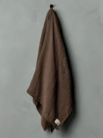 i+w x family heirloom weavers cotton throw in brown - Image 2