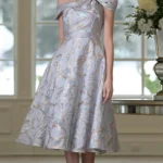 Knee Length Semi-Formal Dress: Marsoni MV1413
