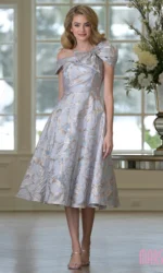 Knee Length Semi-Formal Dress: Marsoni MV1413