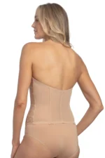 Lace Front Closure Corset Bridal Bra 8249 - Image 2