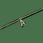 Letter Necklace Gold
