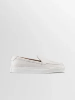 Lido Leather Loafer in Parchment