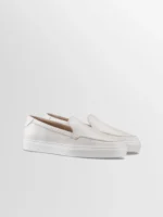 Lido Leather Loafer in Parchment - Image 2