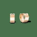 Line Earrings Polished Rose Gold 5.5mm