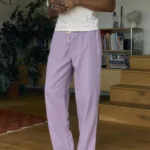 lounge pant in lilac