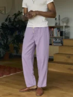 lounge pant in lilac