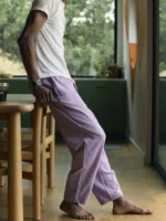 lounge pant in lilac - Image 3