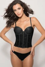 Low Back Strapless Corset Bridal Bra 7777