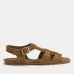 Made in Italy Opanka Sandal | Biscott Suede