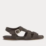 Made in Italy Opanka Sandal | Cacoa Suede
