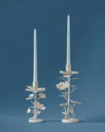 Floral Taper Holders (Set of 2) - Image 3