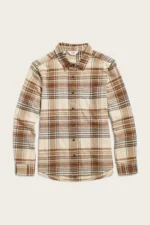 Men's Henley Shirt Thermal Waffle Knit Long Sleeve - Image 2