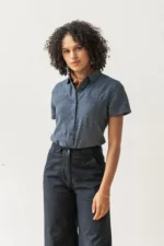 Men's Western Shirt Pearl Snap Yoke Embroidered - Image 3