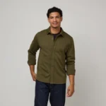 Midweight Pique Button-Down Shirt - Image 3
