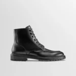 Milo Leather Boot in Nero