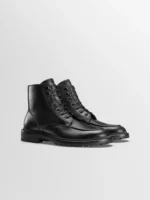 Milo Leather Boot in Nero - Image 2
