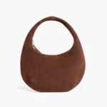 Mini Crescent | Chocolate Suede