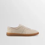 Monza Suede Sneaker in Papyrus
