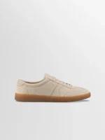 Monza Suede Sneaker in Papyrus