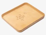 No. 471-GD Large Leather Valet Tray Soccer, Natural - Image 3