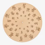 No. 568-GD 12” Slipmat Bears, Natural