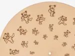 No. 568-GD 12” Slipmat Bears, Natural - Image 3