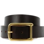 No. 640 Founders Buckle Belt, Java Waxed Flesh