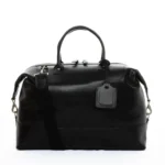 No. 642 Small Carryall, Black Leather