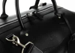 No. 642 Small Carryall, Black Leather - Image 2