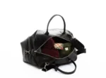 No. 642 Small Carryall, Black Leather - Image 3