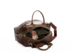 No. 642 Small Carryall, Brown Leather - Image 3