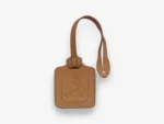 No. 645-GD Luggage Tag Skel, Natural
