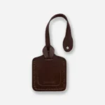 No. 645 Luggage Tag, Dark Brown