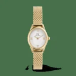 Ophelia Mini Mesh White Gold