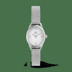 Ophelia Mini Mesh White Silver