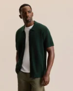 PATTERN KNIT SHIRT