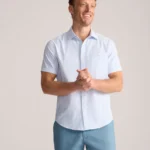 Performance Seersucker Short-Sleeve Shirt