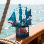 Pirate Ship Unboxed Pop-Up Paper Sculpture