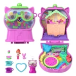 Polly Pocket Set de Juego Compacto Gatito Maquina de Chicles