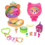 Polly Pocket Set de Juego Compacto Osito de Peluche